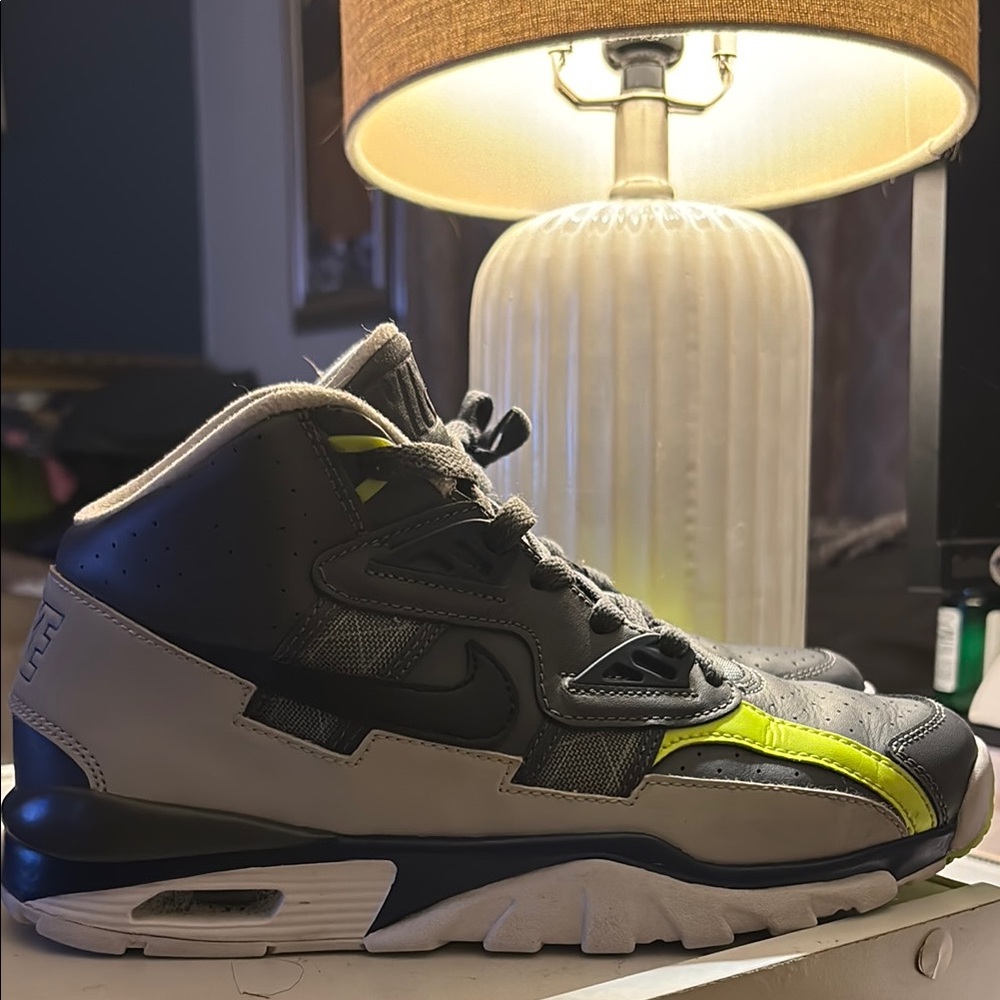 Kids Gray and Yellow Sneakers. (no box)